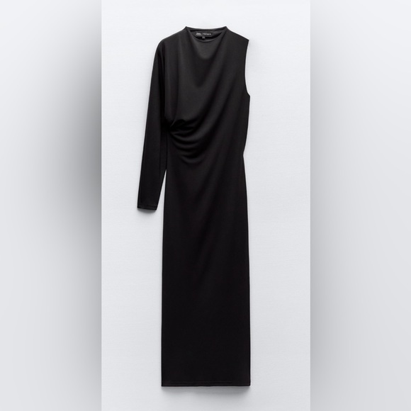NWT ZARA ASYMMETRICAL DRESS - Picture 6 of 10